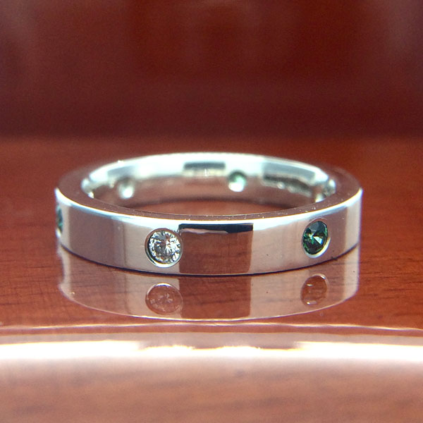 Sterling Silver Swarovski Eternity Ring