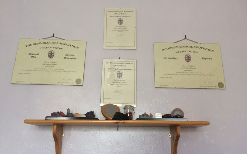 My Gemmology Diplomas
